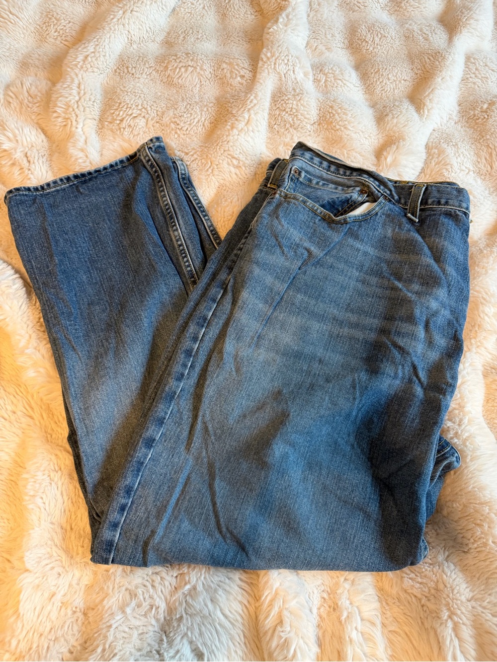Route 66 Men’s Jeans 46x32 Blue 100% Cotton Denim Big & Tall